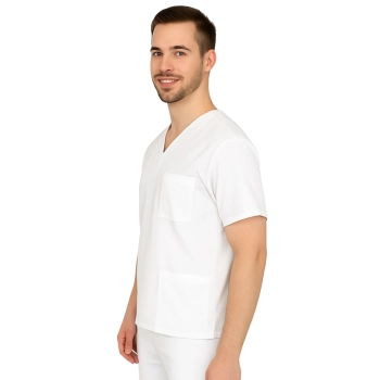 Bluza chirurgiczna męska biała roz. S